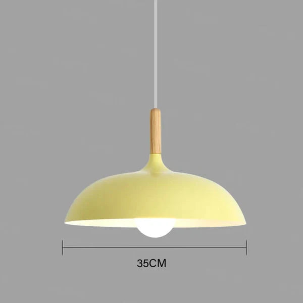 Ceiling Light Scandinavian Wood Pendant Lamp