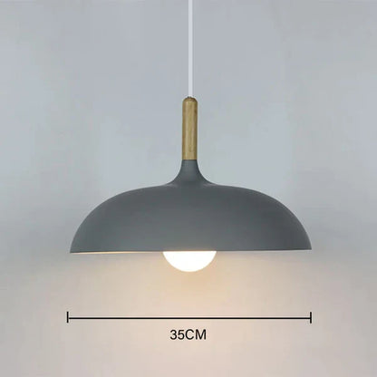 Ceiling Light Scandinavian Wood Pendant Lamp