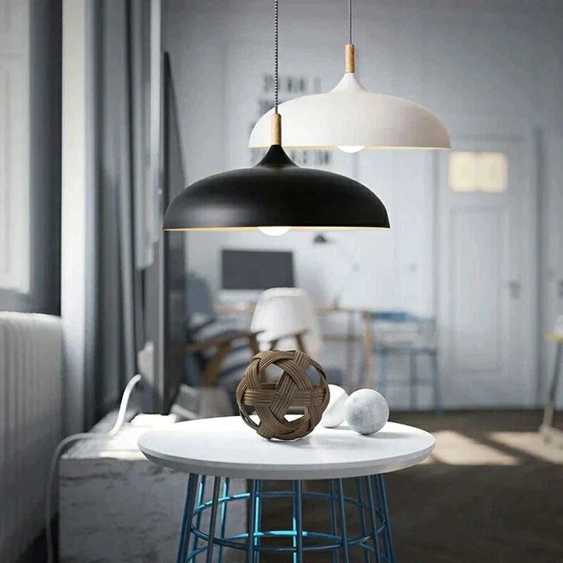 Ceiling Light Scandinavian Wood Pendant Lamp