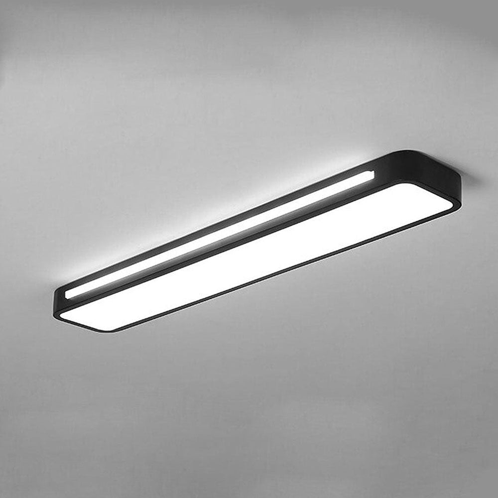 Nordic Minimalist Long LED Ceiling Light Fixture - Modern Design for Elegant Home Illumination and Stylish Ambiance