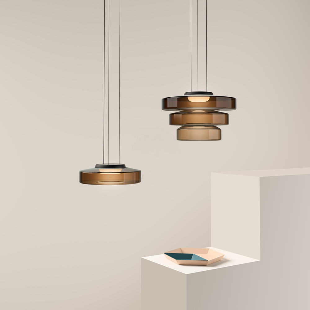 Contemporary Round Glass Pendant Light Fixture – Stylish Modern Lighting for Home Interiors and Elegant Spaces