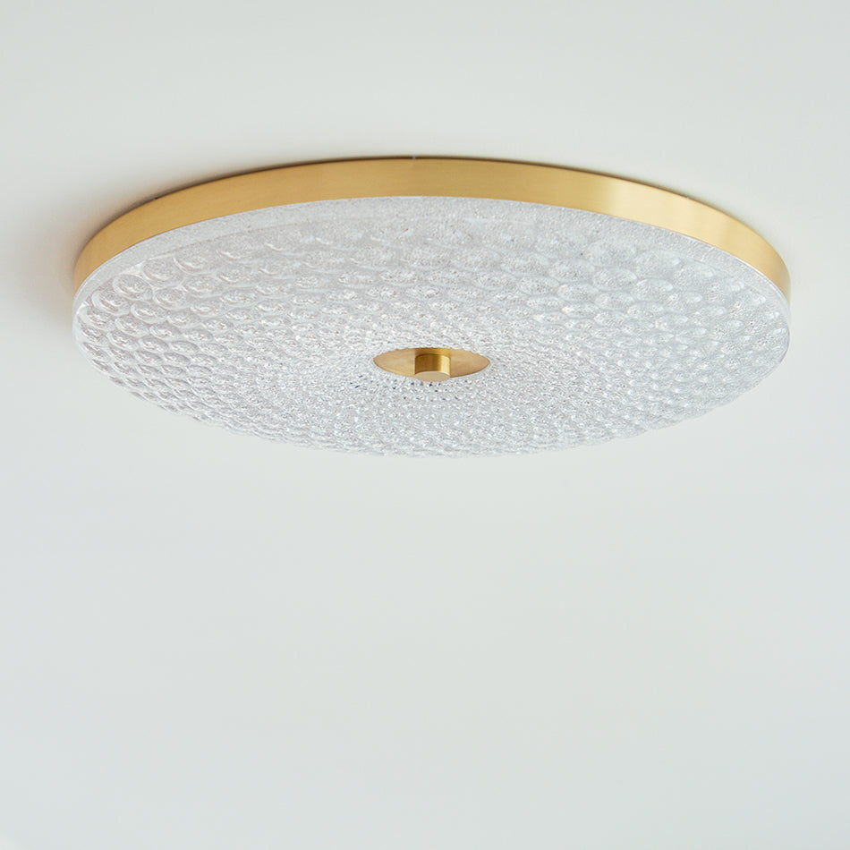 Modern Brass LED Ceiling Light - Stylish Copper Ceiling Lamp for Contemporary Home Illumination