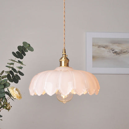 Pendant Light Vintage Glass Hanging Lamp