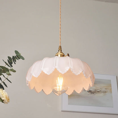 Pendant Light Vintage Glass Hanging Lamp