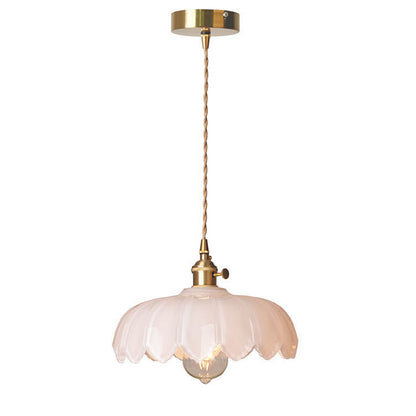 Pendant Light Vintage Glass Hanging Lamp