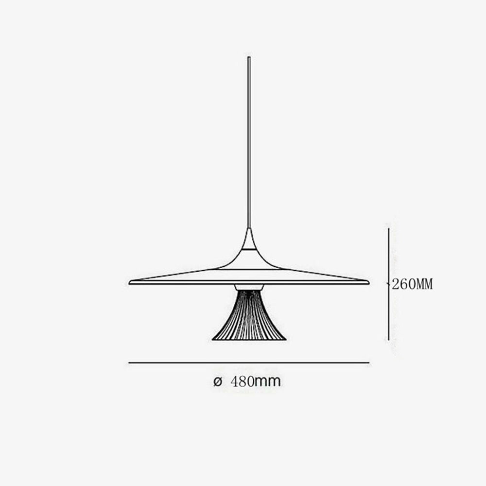 Contemporary Stylish UFO Pendant Light Chandelier - Modern Ceiling Fixture for Home Décor and Illumination