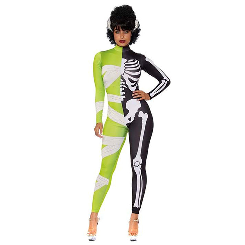 Disfraz de Halloween Mono | Esqueleto Momia Manga Larga