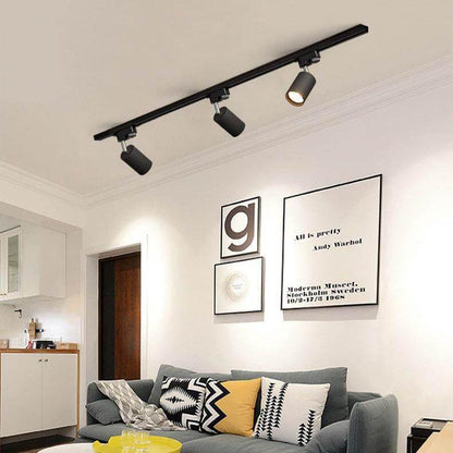 Ceiling Light Modern Black Metal Track Spotlights