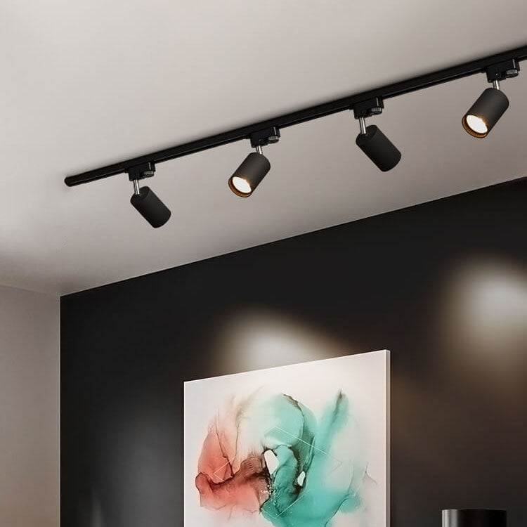 Ceiling Light Modern Black Metal Track Spotlights