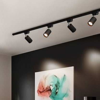 Ceiling Light Modern Black Metal Track Spotlights