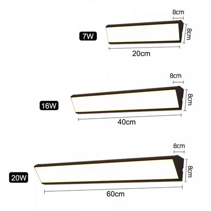 Applique murale extérieure LED en aluminium