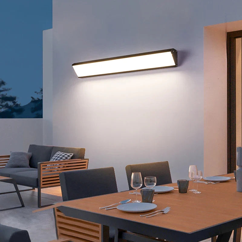 Aplique de pared exterior LED de aluminio
