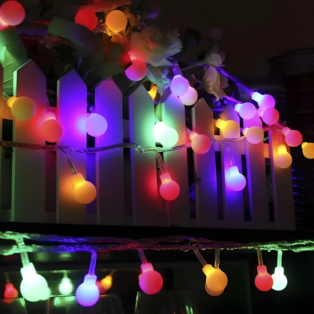 Luces de cadena solares para exteriores impermeables LED de ahorro de energía