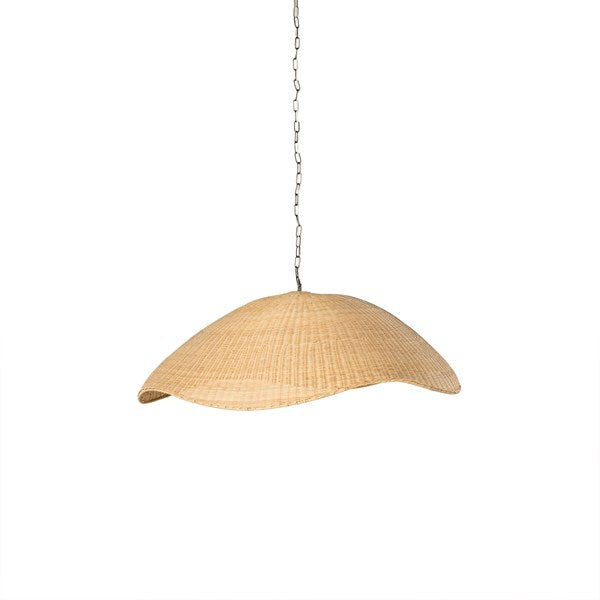 Natural Minimalist Woven Rattan Handmade Hanging Light Fixture for Elegant Home Décor and Ambient Lighting