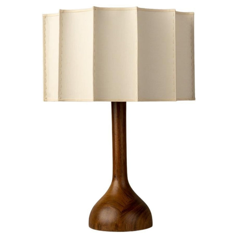 Wabi Sabi Artisan Wooden Table Lamp – Elegant, Unique Design for Stylish Home Lighting and Ambient Decor