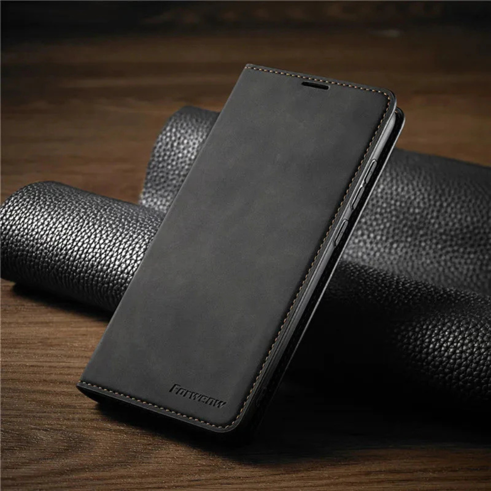 Phone Case Leather Magnetic Shockproof Slim Cover
