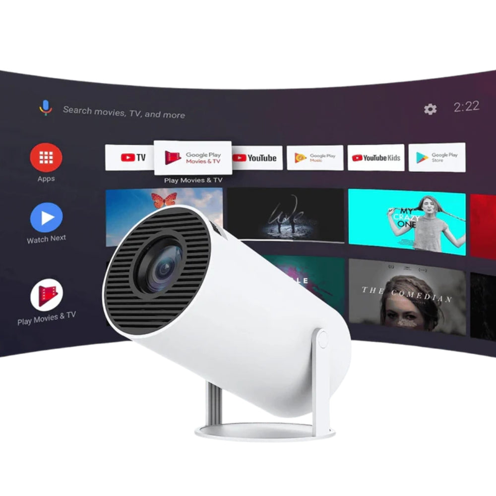Miniproyector portátil de alta definición para cine en casa