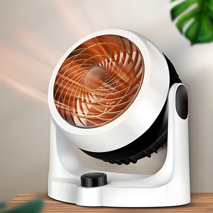 Portable Electric Space Heater Fan Quiet Air Circulation