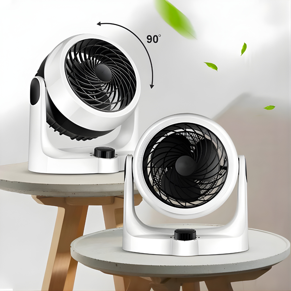 Portable Electric Space Heater Fan Quiet Air Circulation
