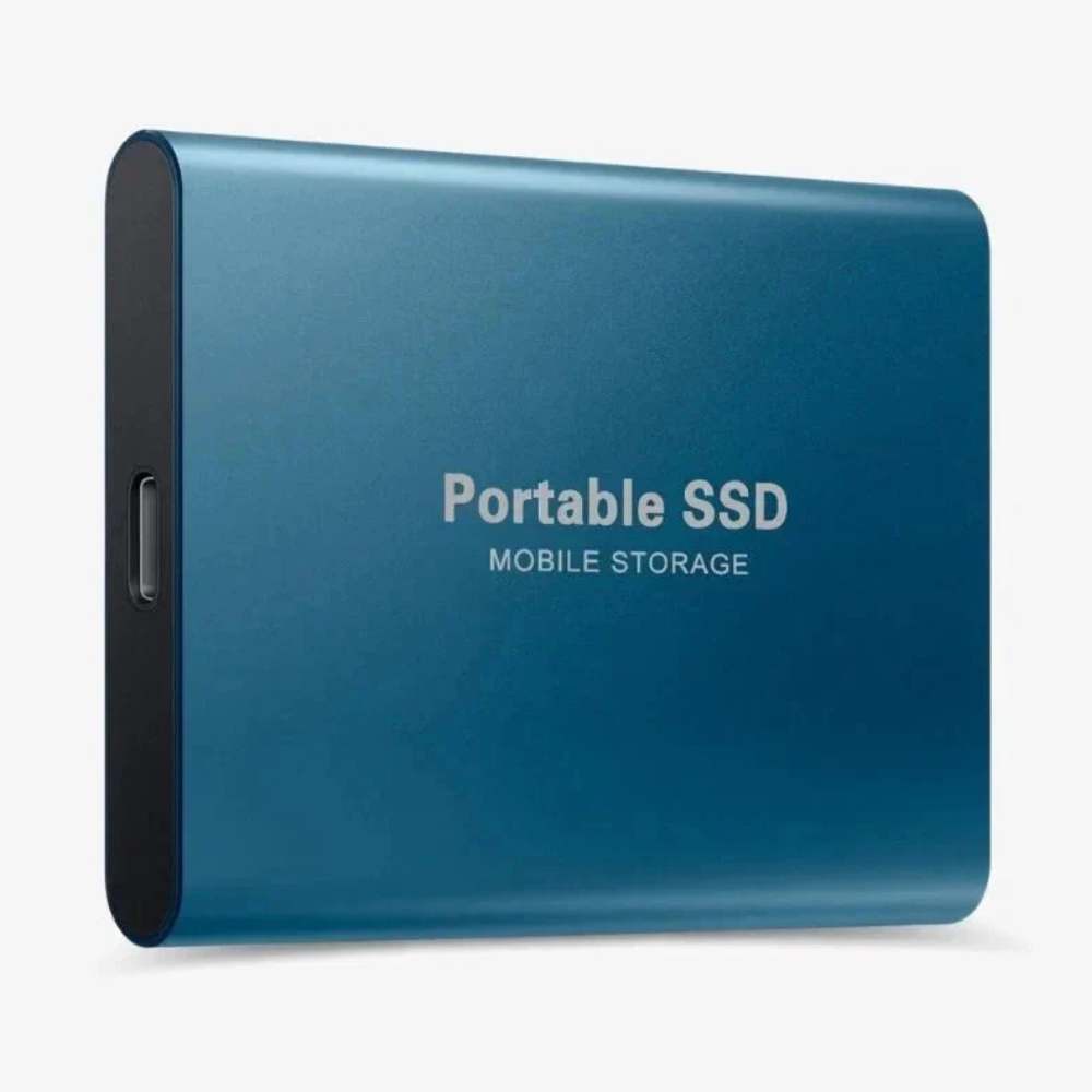 Portable SSD USB C External Aluminum Shockproof Solid State Drive