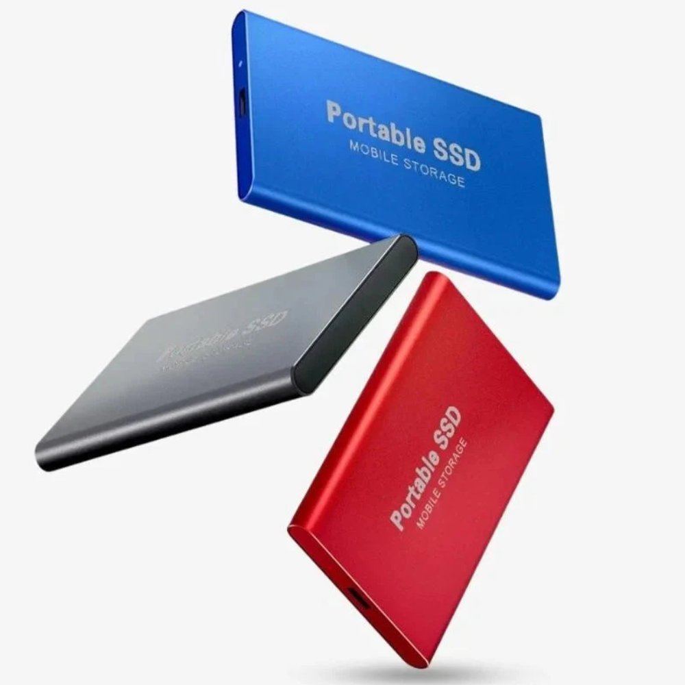 Disque SSD externe portable USB C en aluminium antichoc à état solide