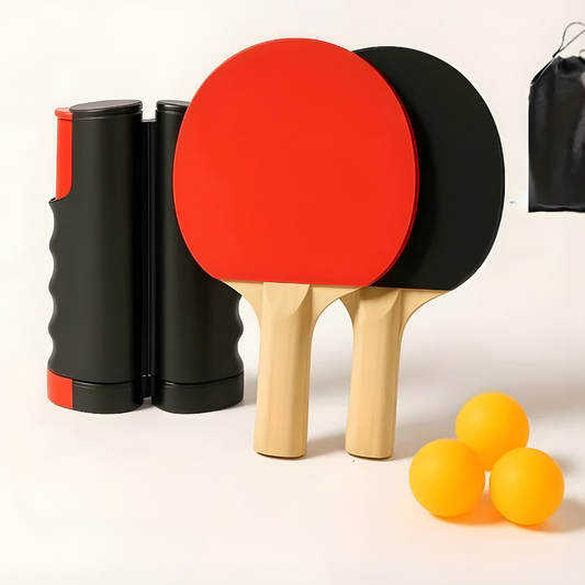 Portable Table Tennis Set Retractable Net Family Ping Pong Kit