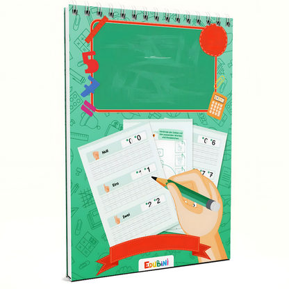 Preschool Workbook Reusable Practice Booklets Learn Letters Numbers