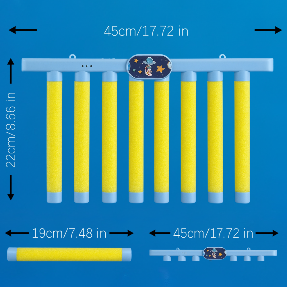 Reaktionstraining Spielzeug Elektronisches Reflex Fangspiel EVA Stäbe