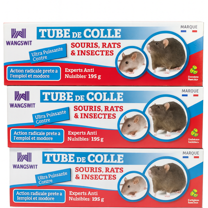 Pułapka na gryzonie z klejem Mocna na myszy szczury Łapacz owadów Rurka Przyjazna dla środowiska