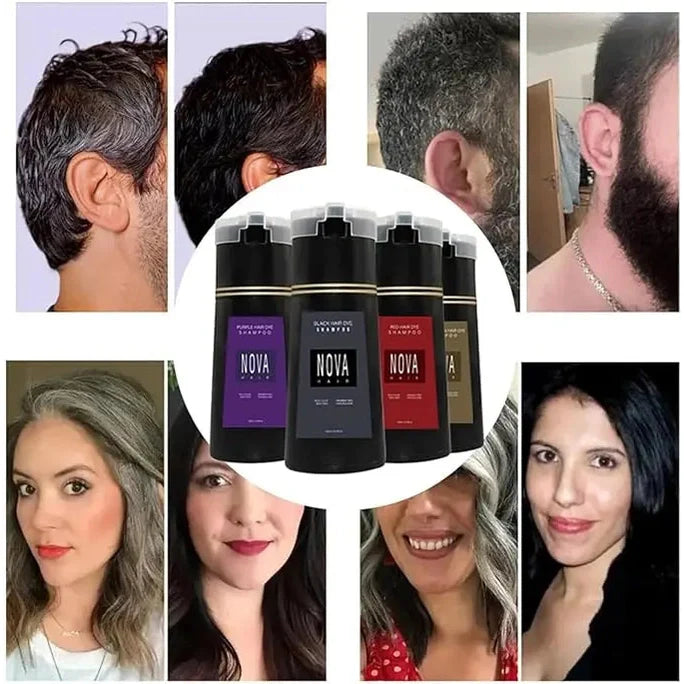 Shampooing colorant pour cheveux rapide sans dommage traitement de couleur