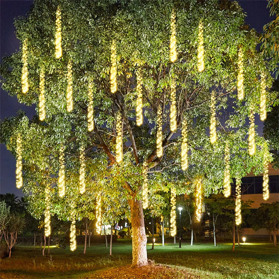 Outdoor LED Fairy Lights Meteor Effect