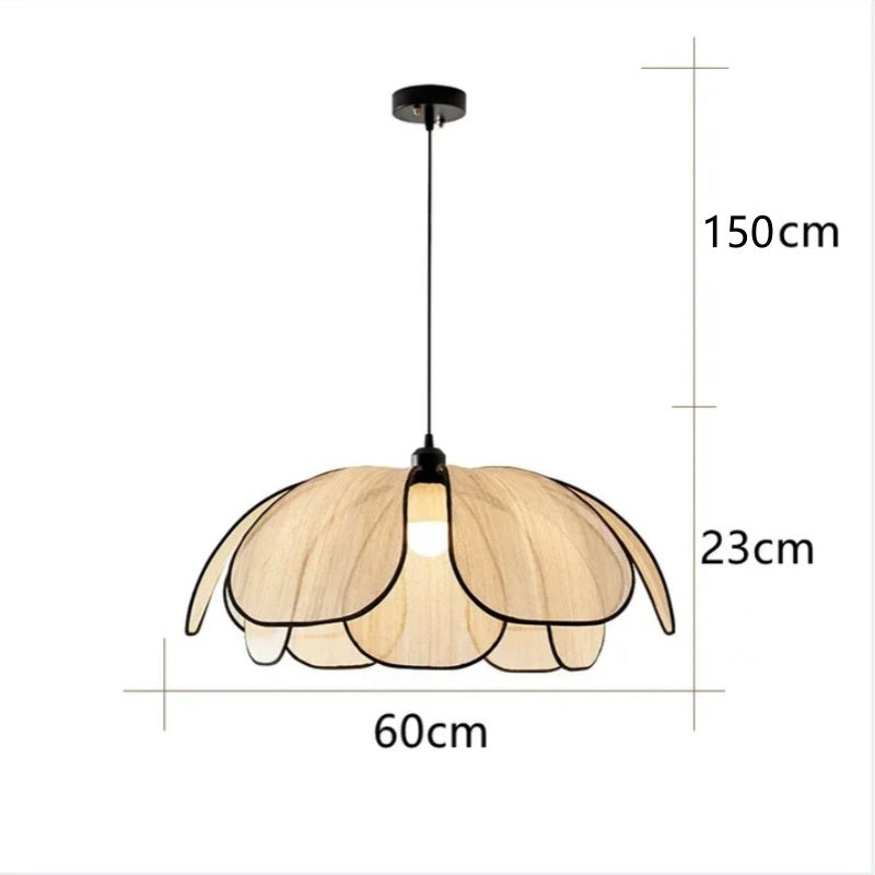 Elegant Fibre Design Pendant Light for Living Room - Stylish Ceiling Fixture for Modern Home Décor