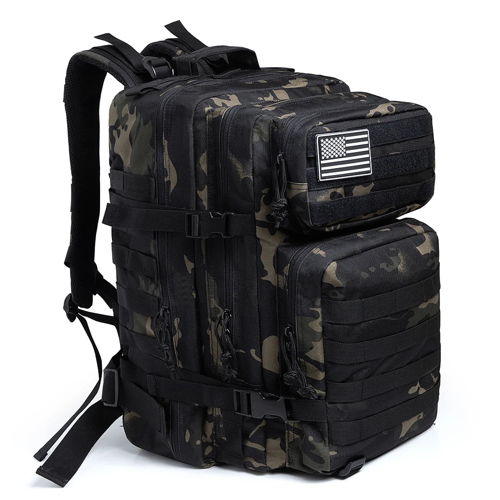 Backpack Camo Tactical 45L Military Rucksack