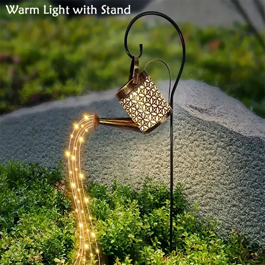 SunPour – Solar Garden Watering Can Light