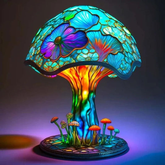 LumiBloom – Floral Mushroom Night Lamp