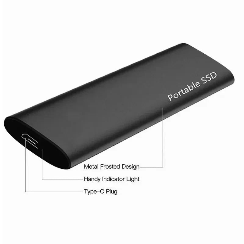 Disque dur externe SSD portable USB en métal
