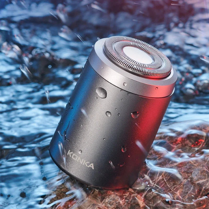 Afeitadora Eléctrica Compacta Impermeable para Viaje