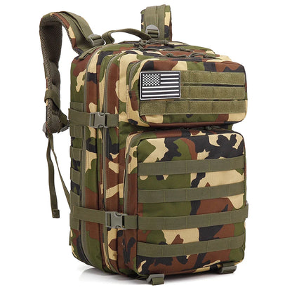 Backpack Camo Tactical 45L Military Rucksack