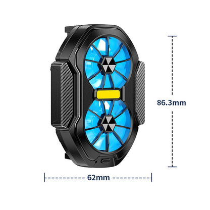 FrostClip – Dual Fan Gaming Phone Cooler