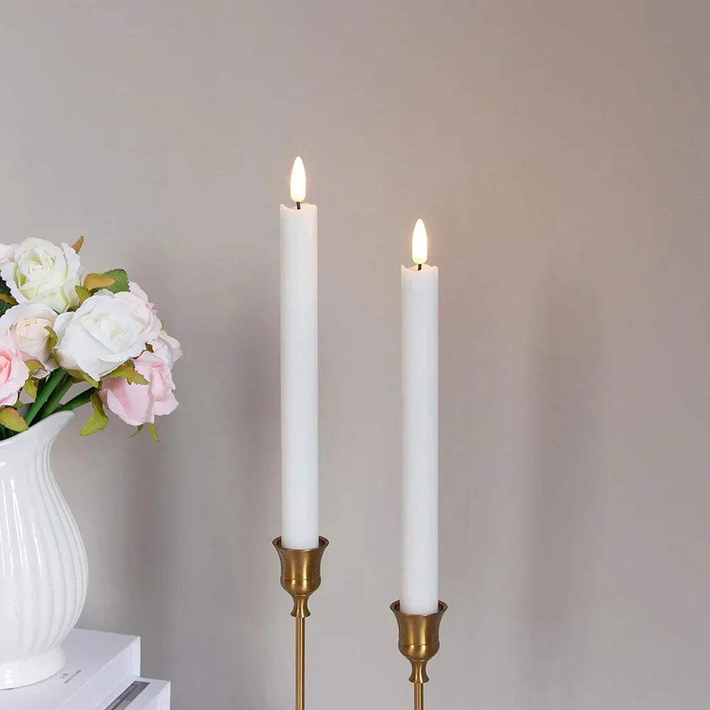 LED Candles with Realistic Flame Effect