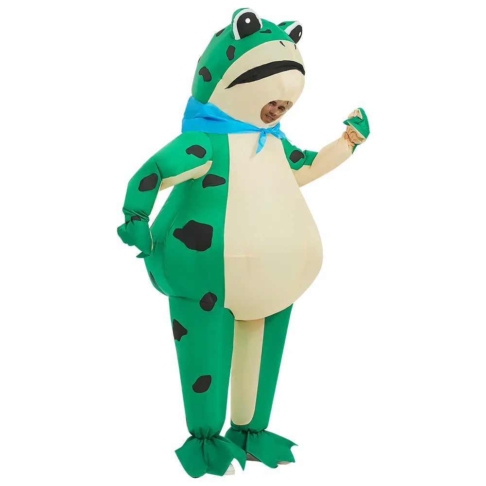 Disfraz inflable de rana para Halloween | Divertido sobredimensionado