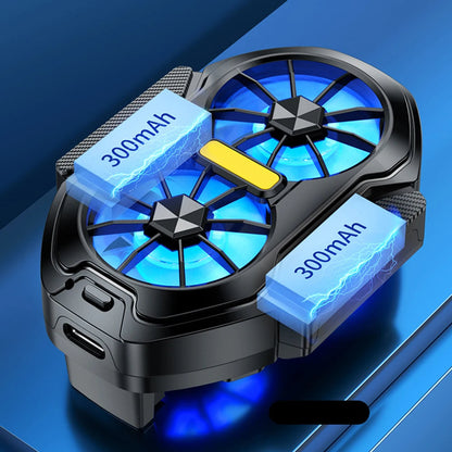 FrostClip – Dual Fan Gaming Phone Cooler