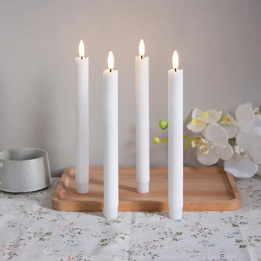 LED Candles with Realistic Flame Effect