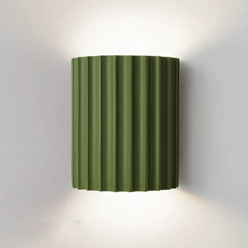 Lámpara de pared de resina moderna para uso interior