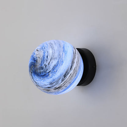 Plafonnier en verre moderne globe