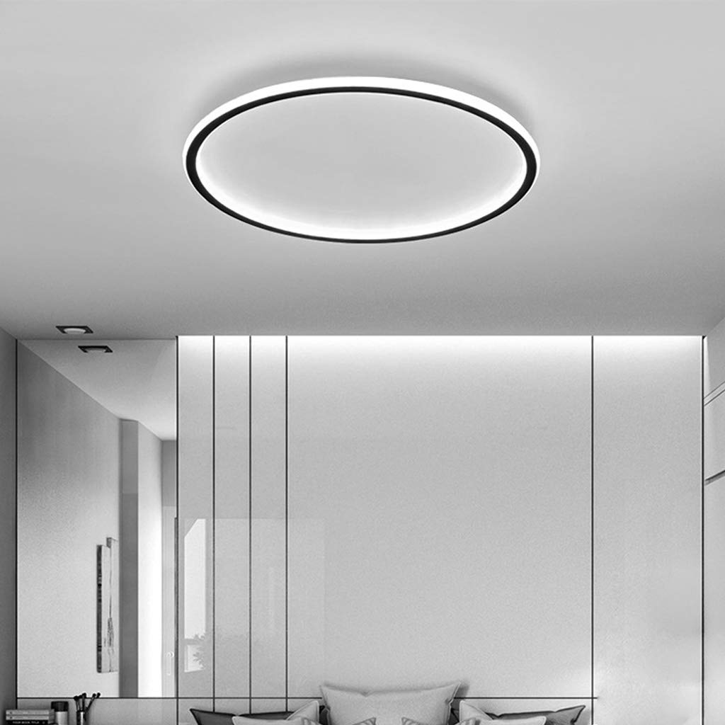 Sleek Ultra-Thin Round Low Ceiling Light Fixture for Modern Spaces - Stylish Illumination for Contemporary Interiors