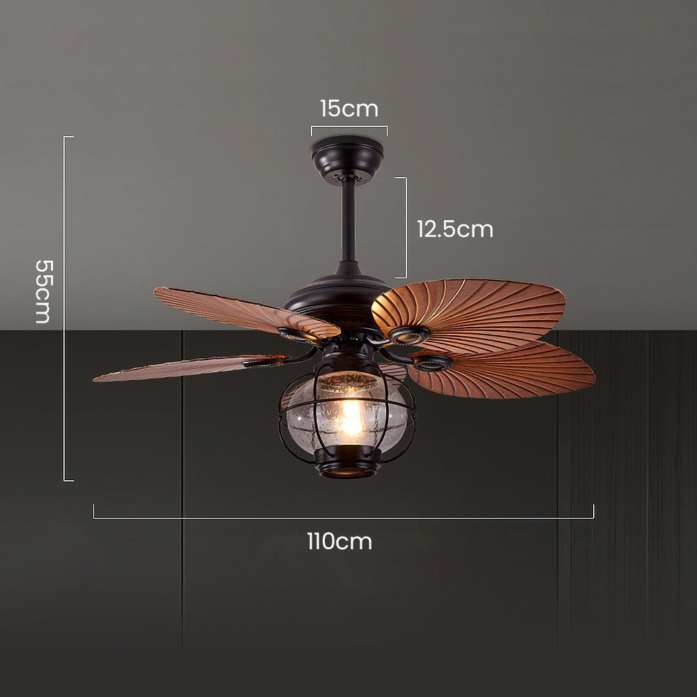 Sleek Black Creative Ceiling Fans with Outdoor Lighting for Stylish Home and Garden Spaces