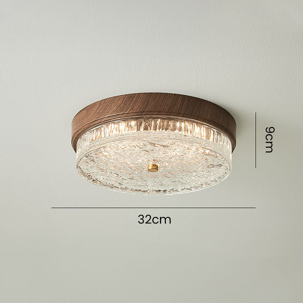 Contemporary Brown Glass LED Ceiling Lights - Stylish Modern Lighting for Home Interiors and Spaces