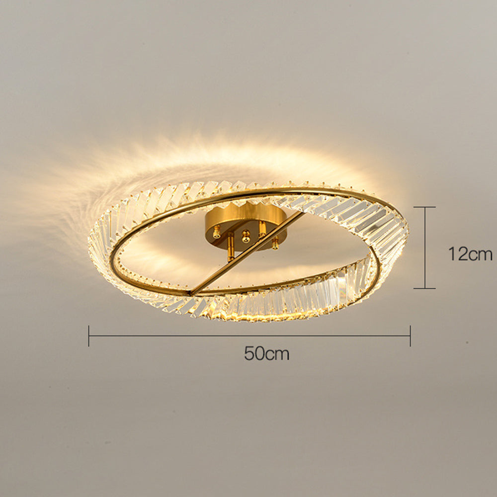 Elegant Crystal LED Ceiling Lights for Modern Homes - Energy-Efficient Illumination with Stunning Design and Brightness.