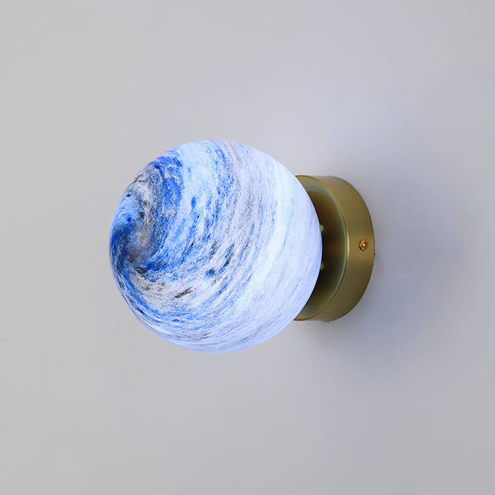 Plafonnier en verre moderne globe